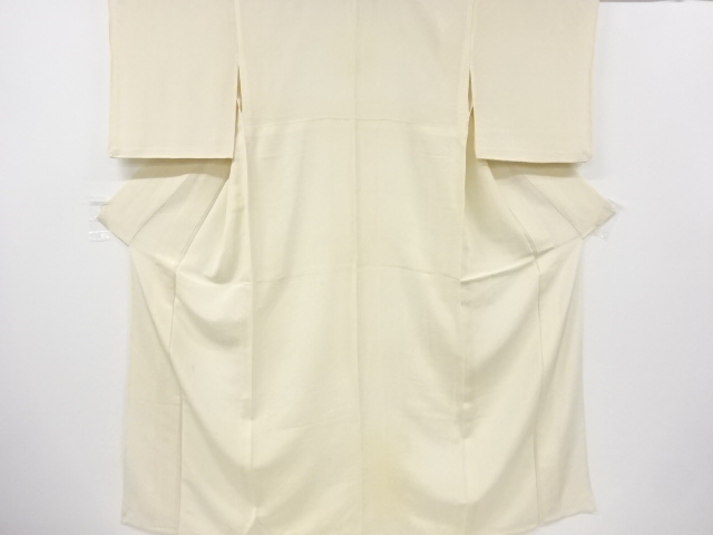 アンティーク　白錦紗単衣中着